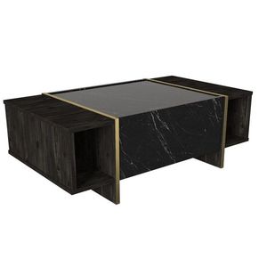Konferenčný stolík Veyron 103, 8 cm čierny vyobraziť