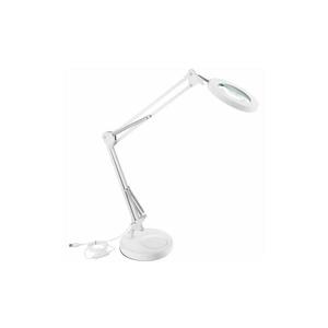 Extol - LED Stmievateľná stolná lampa s lupou LED/8W/5V 2900/4500/7500K biela 43161 vyobraziť