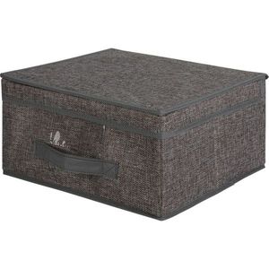 Textilný úložný box s vekom, 31 x 28 x 16 cm vyobraziť