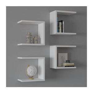 SADA 4x Nástenná polica BASE 30x30 cm biela 495SSE1106 vyobraziť