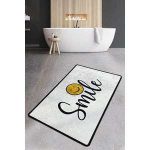 Kúpeľňová predložka SMILE 80x100 cm krémová vyobraziť