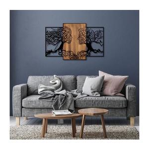 Nástenná dekorácia 125x79 cm stromy života drevo/kov 899SKL2299 vyobraziť
