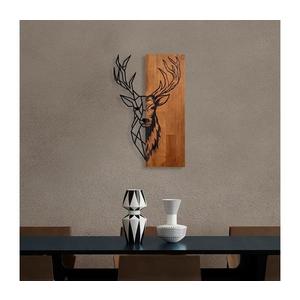 Nástenná dekorácia 36x58 cm jeleň drevo/kov 891TNL2350 vyobraziť
