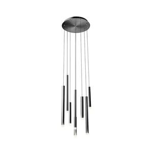 Redo 01-2052 - LED Luster na lanku MADISON 8xLED/4W/230V čierna 01-2052 vyobraziť