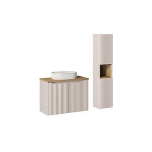 Skrinka pod umývadlo Nova Cashmere 82-80-2D kašmírová vyobraziť
