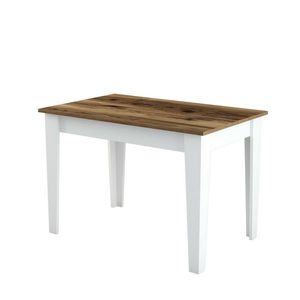 Jedálenský stôl Kiev White and Walnut vyobraziť