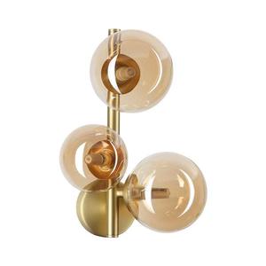 Ideal Lux - LED nástenné svietidlo PERLAGE 3xG9/3W/230V zlatá/dymová 322742 vyobraziť
