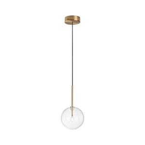 Ideal Lux - LED Luster na lanku EQUINOXE 1xG4/2W/230V pr. 15 cm mosadz/číra 277370 vyobraziť