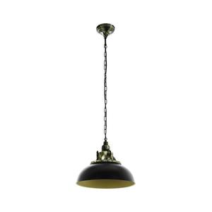 Eglo 79463 - Luster na reťazi PETRITOLI 1xE27/60W/230V čierna 79463 vyobraziť