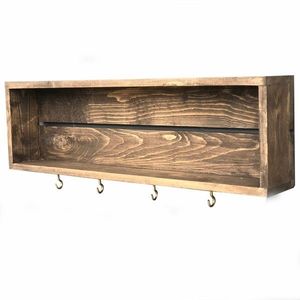 Kuchynská polica WOOD III 70 cm hnedá vyobraziť