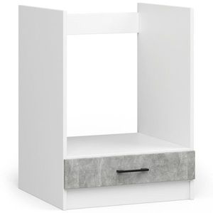Kuchynská skrinka Olivie pod rúru S 60 cm biela/betón vyobraziť