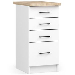 Kuchynská skrinka Olivie S 40 cm 4S biela vyobraziť