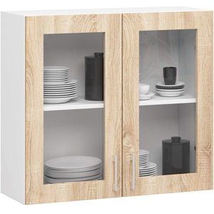 Kuchynská závesná skrinka ARTUS LIMA W80 H720 biela/dub sonoma vyobraziť