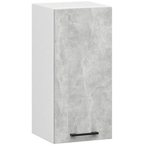 Kuchynská závesná skrinka Olivie W 30 cm biela/betón vyobraziť