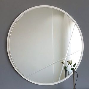 Okrúhle nástenné zrkadlo Lagas 60 cm strieborné vyobraziť