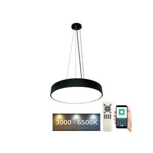 LED Stmievateľný luster na lanku LED/50W/230V 3000-6500K čierna + diaľkové ovládanie LCL7121R-H vyobraziť