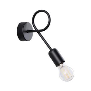 SL.1433 - Nástenná lampa LOOP 1xE27/15W/230V čierna SL.1433 vyobraziť