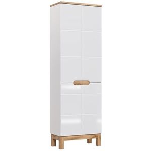 Kúpeľňová skrinka Bali 805 4D biela/dub votan vyobraziť