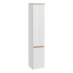 Kúpeľňová skrinka Platinum 800 2D alpská biela/dub kraft zlatý vyobraziť