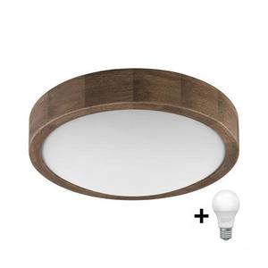 Brilagi - LED Stropné svietidlo CARVALHO SLIM 1xE27/60W/230V dub orech pr. 27 cm 8590828607199 vyobraziť