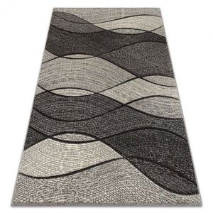 Kusový koberec FEEL Waves sivý vyobraziť