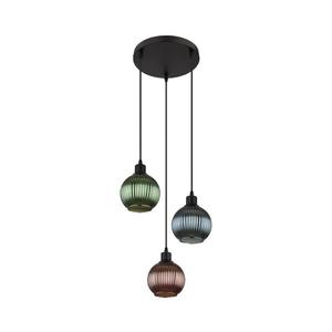 Globo 15638-3 - Luster na lanku ZUMBA 3xE27/25W/230V pr. 36 cm meď/zelená/modrá 15638-3 vyobraziť
