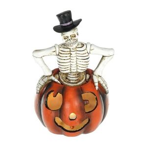- LED Dekorácia HALLOWEEN LED/2xLR44/teplá biela kostlivec v tekvici živica 52000332 vyobraziť