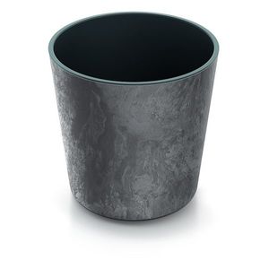 Kvetináč NURBI ROUNDED BETON EFFECT tmavo šedý vyobraziť