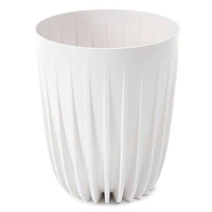 Kvetináč STRIPPED ECO I 39 cm biely vyobraziť