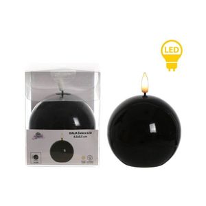 LED sviečka IDALIA BEAD 11 cm čierna vyobraziť