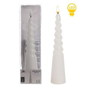 LED sviečka IDALIA SPIRAL 25 cm biela vyobraziť