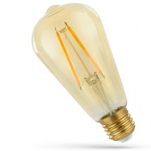 LED žárovka E-27 230V 5W EDISON 14460 ST58 teplá vyobraziť