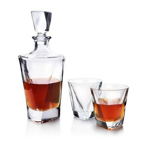 Súprava na likér 6 pohárov a karafa so zabrúseným hrdlom EVA TRIANGLE 280ml/780ml číra vyobraziť