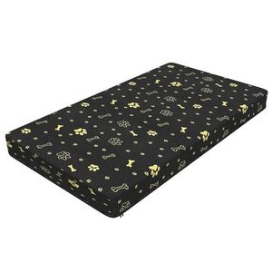 Matrac pre psov SLOOKE 120x80x4 cm čierna/zlaté labky vyobraziť