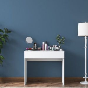 Minimalistický toaletný stolík Alisson biely vyobraziť