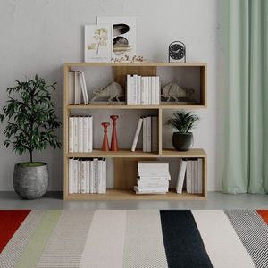 Moderná knižnica Houseland Molly dub prírodný vyobraziť