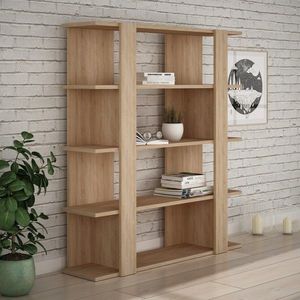 Moderná knižnica Houseland Tita dub prírodný vyobraziť