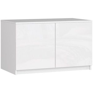 Nadstavec na skriňu Star 90 cm biely lesk vyobraziť
