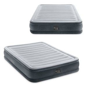 Nafukovací matrac INTEX 191x137 cm + pumpa šedá vyobraziť