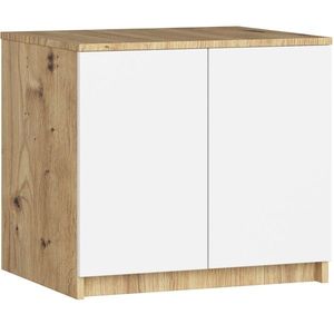 Nadstavec na skriňu STAR 60 cm dub artisan/biely vyobraziť