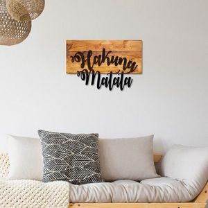 Nástenná dekorácia Agac matata orech/čierna vyobraziť