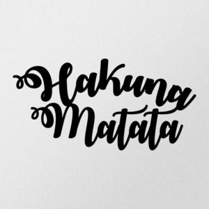Nástenná kovová dekorácia HAKUNA MATATA čierna vyobraziť