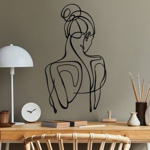 Nástenná kovová dekorácia Sorella 1 čierna vyobraziť
