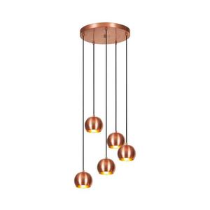 Luster na lanku SIVANI 5xE27/40W/230V medená 536NTD1141 vyobraziť
