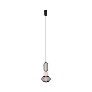 MAXLIGHT P0591 - LED Luster na lanku BORA LED/10W/230V pr. 22 cm biela/čierna P0591 vyobraziť