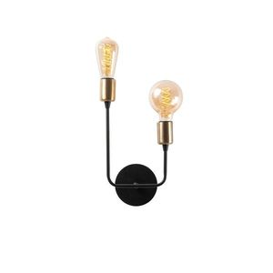 Nástenná lampa Dolma I čierna vyobraziť