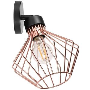 Nástenná lampa Eira ružovo zlatá/čierna vyobraziť