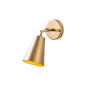 Nástenná lampa Evander zlatá vyobraziť