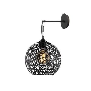 Nástenná lampa Fellini I čierna vyobraziť