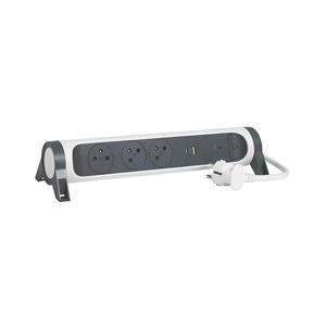 Legrand 049416 - Predlžovací kábel s vypínačom 3Z Typ E + USB-A + USB-C 1, 5m 049416 vyobraziť